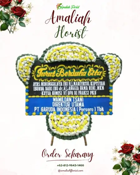 Papan Bunga Duka Pelni Wedding Hall Jakarta